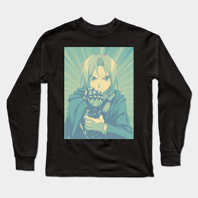 edward elric Long Sleeve T-Shirt by DinoZard